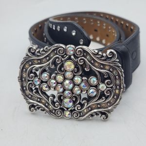 Tony Lama Bling Belt 38